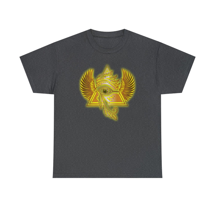 Egyptian Pyramid All-Seeing-Eye - Unisex Heavy Cotton Tee