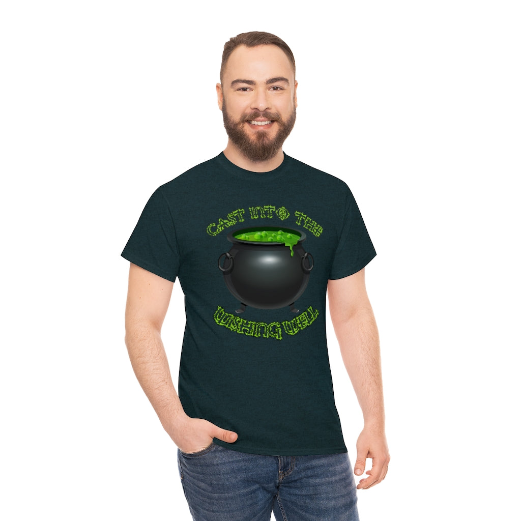 Cast Into the Wishing Well - Unisex Heavy Cotton Tee