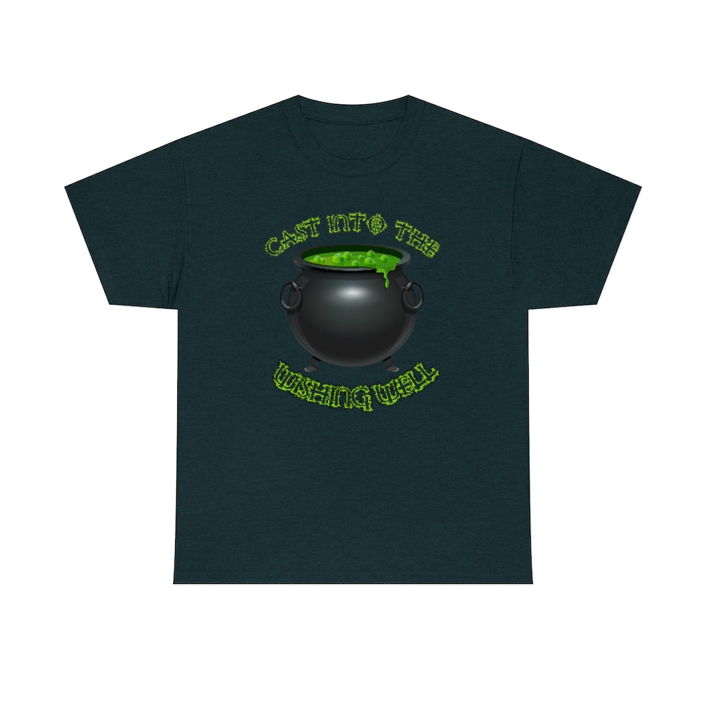 Cast Into the Wishing Well - Unisex Heavy Cotton Tee