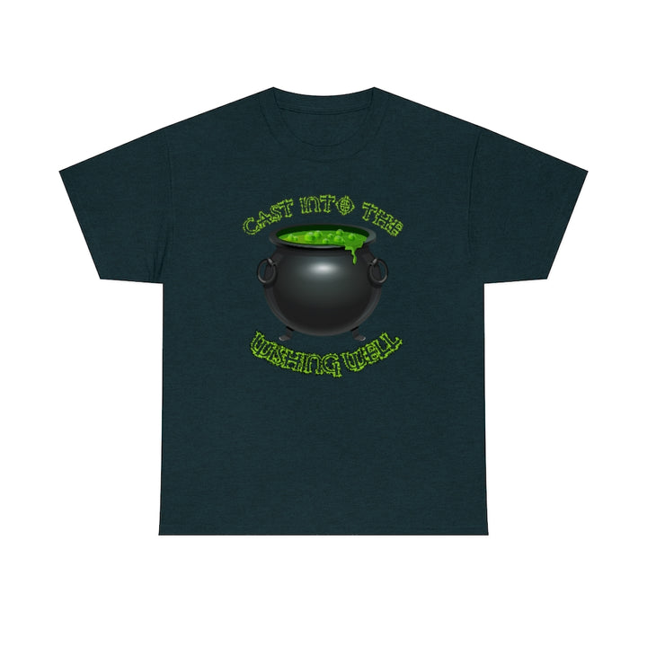 Cast Into the Wishing Well - Unisex Heavy Cotton Tee