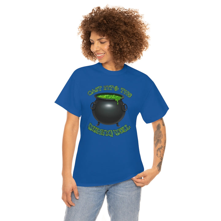 Cast Into the Wishing Well - Unisex Heavy Cotton Tee