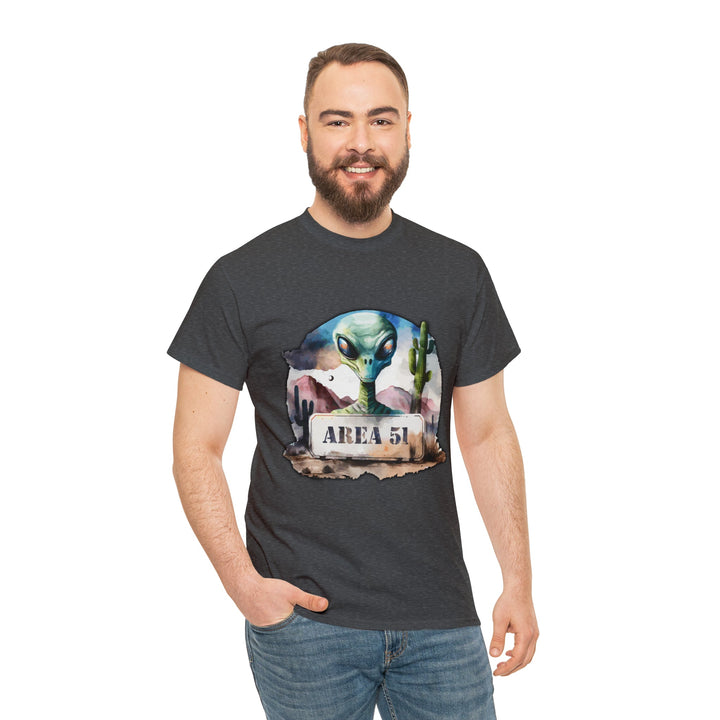 Area 51 Abstract - Unisex Heavy Cotton Tee