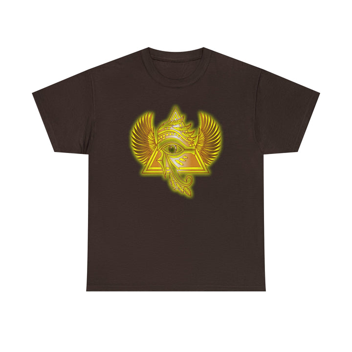 Egyptian Pyramid All-Seeing-Eye - Unisex Heavy Cotton Tee