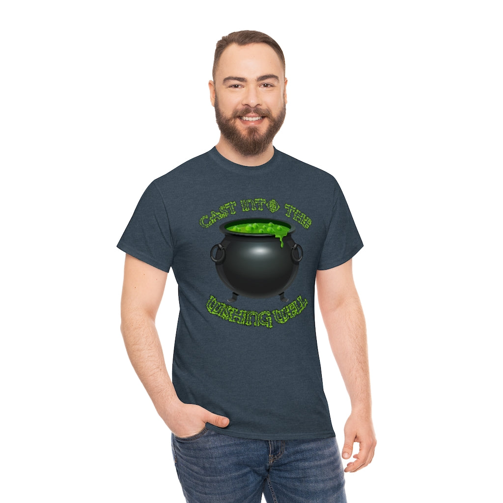 Cast Into the Wishing Well - Unisex Heavy Cotton Tee