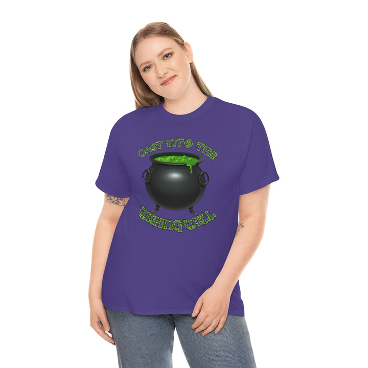 Cast Into the Wishing Well - Unisex Heavy Cotton Tee