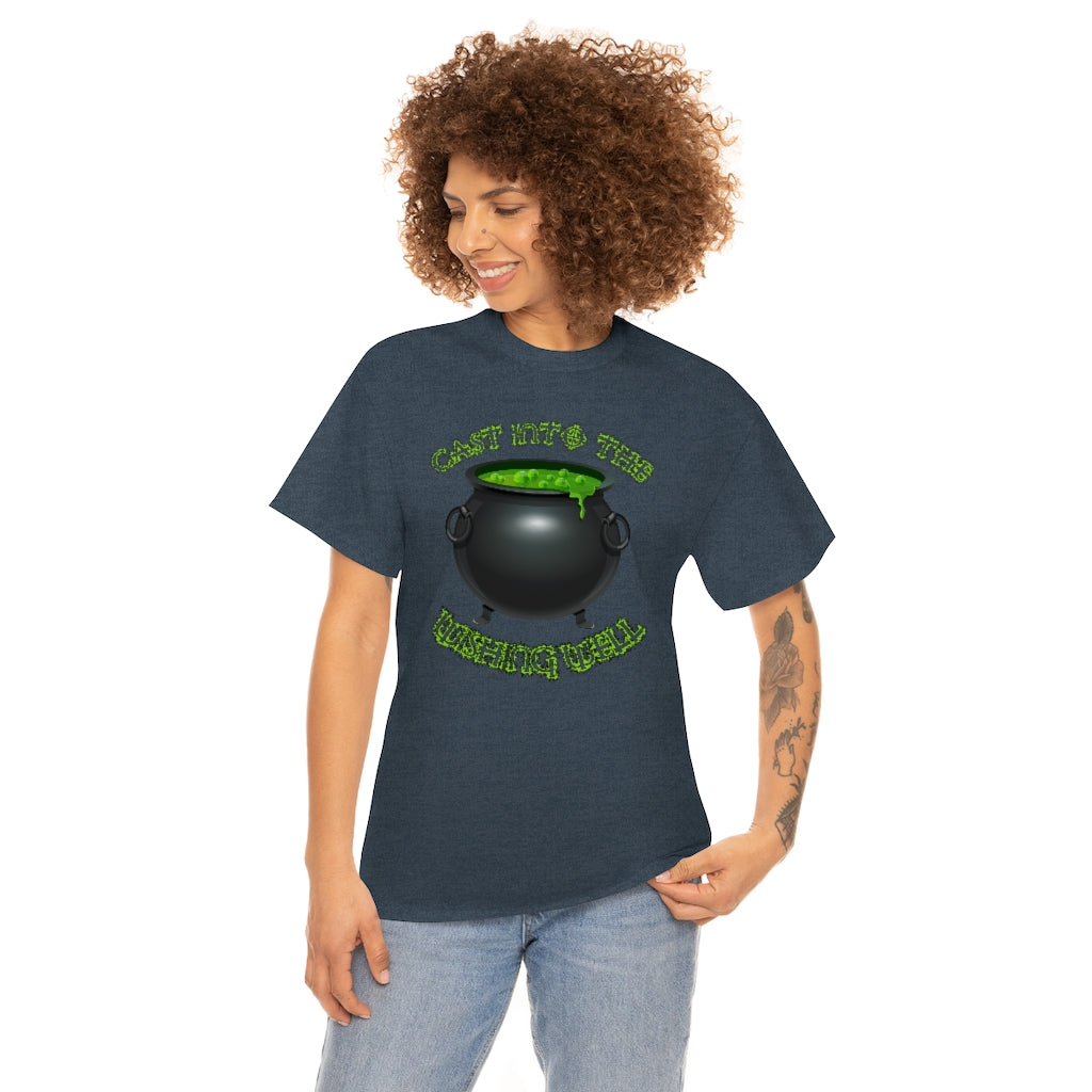 Cast Into the Wishing Well - Unisex Heavy Cotton Tee