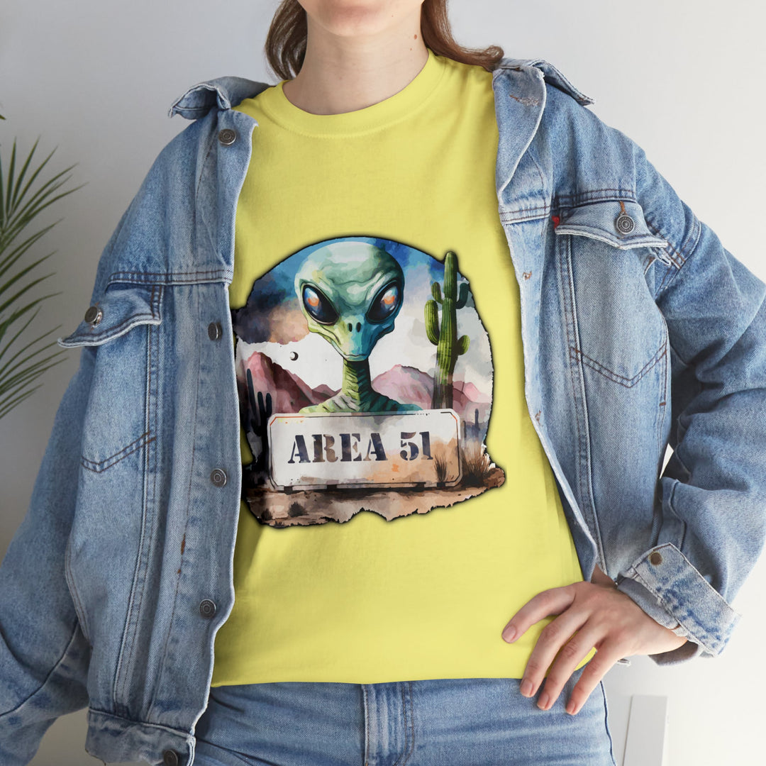 Area 51 Abstract - Unisex Heavy Cotton Tee