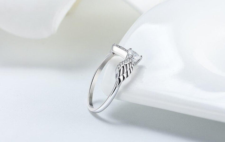 Angel Wing Sterling Silver Ring