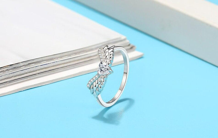 Angel Wing Sterling Silver Ring