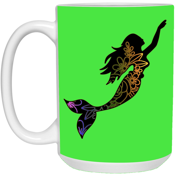 Classy Mermaid 15 oz. White Mug