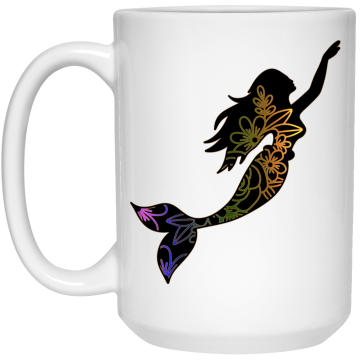 Classy Mermaid 15 oz. White Mug