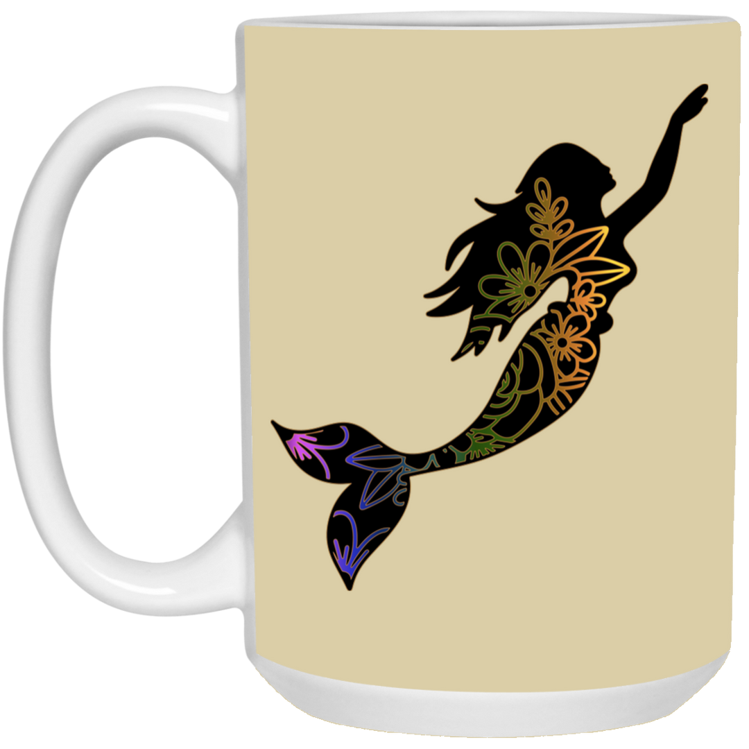 Classy Mermaid 15 oz. White Mug