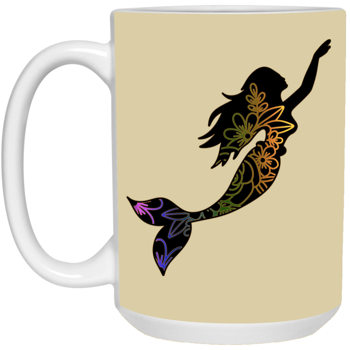 Classy Mermaid 15 oz. White Mug