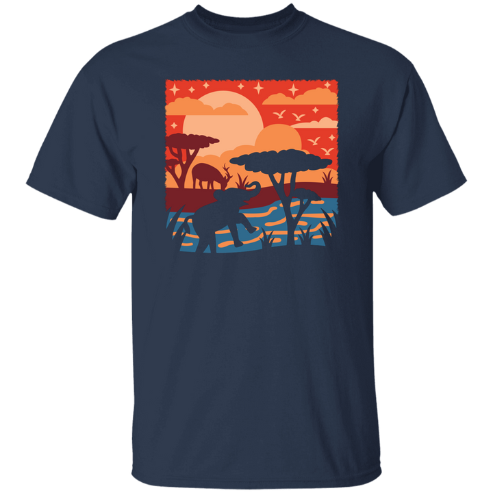 Happy Africa 5.3 oz. Unisex T-Shirt