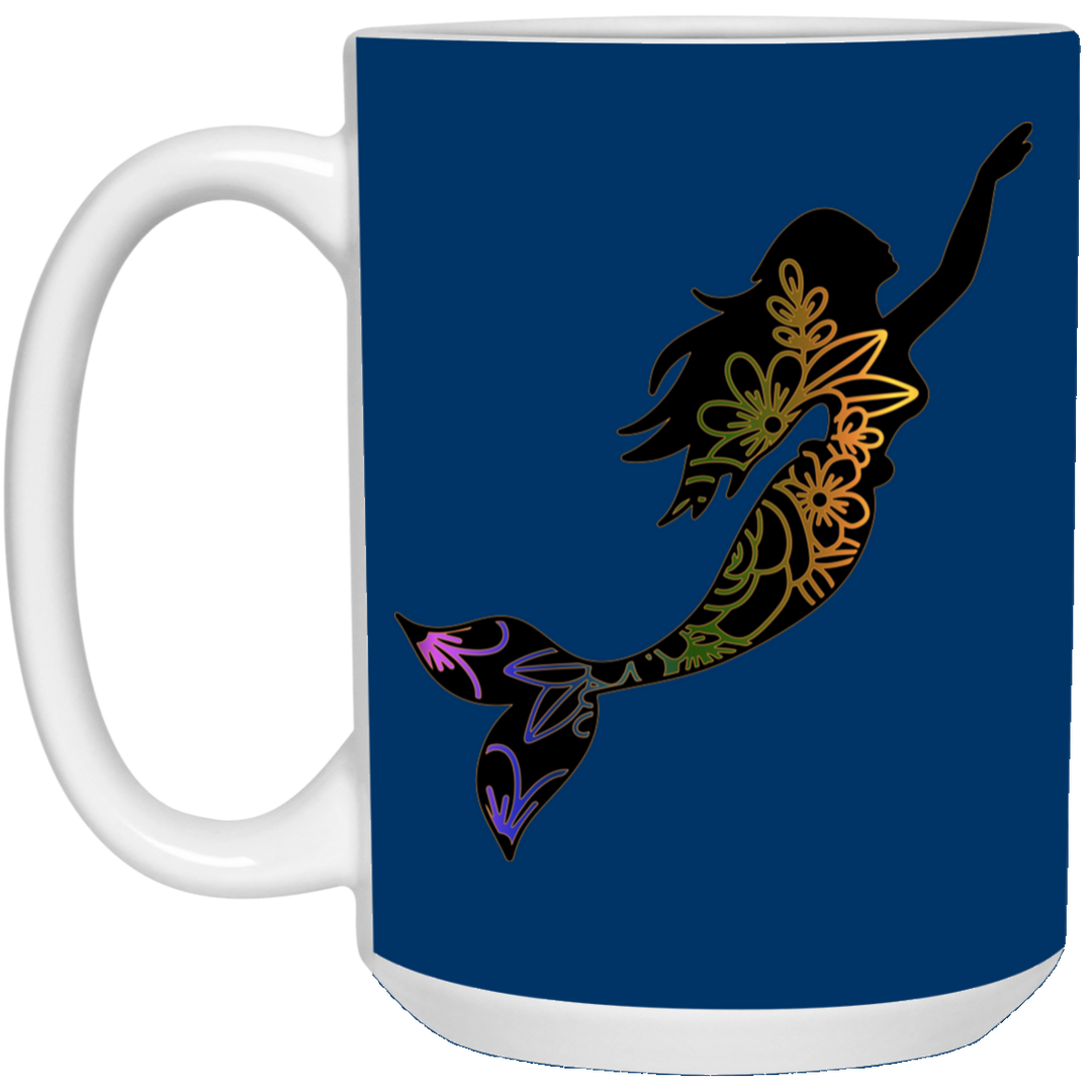 Classy Mermaid 15 oz. White Mug