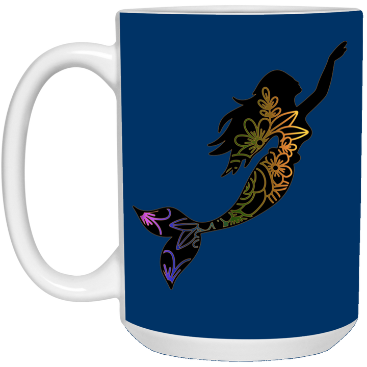 Classy Mermaid 15 oz. White Mug