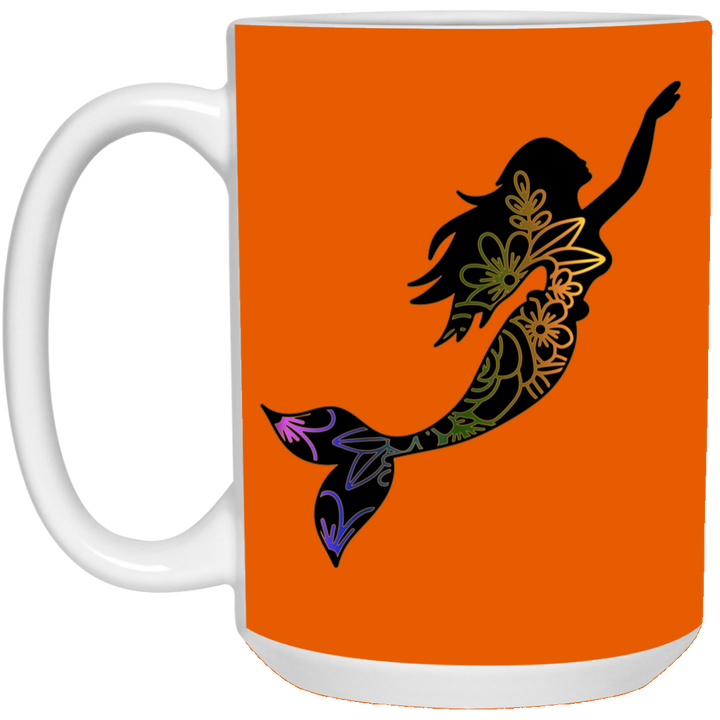 Classy Mermaid 15 oz. White Mug