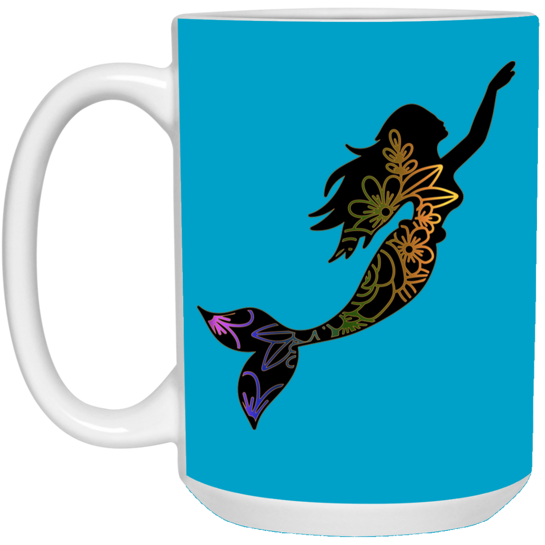 Classy Mermaid 15 oz. White Mug