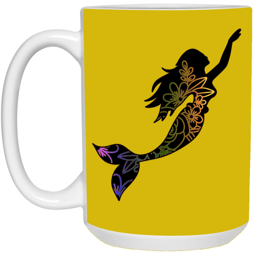 Classy Mermaid 15 oz. White Mug