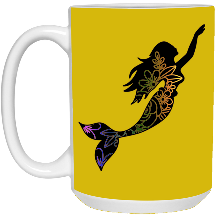 Classy Mermaid 15 oz. White Mug