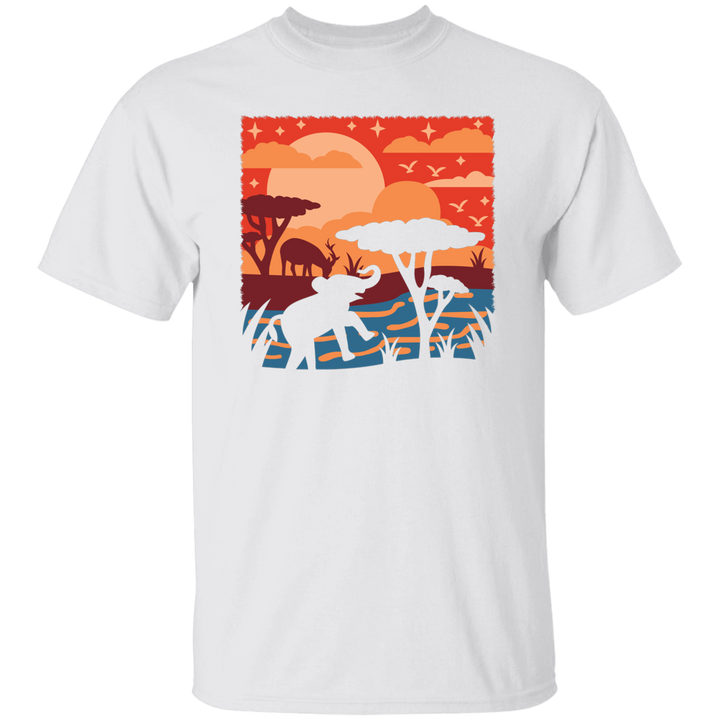 Happy Africa 5.3 oz. Unisex T-Shirt