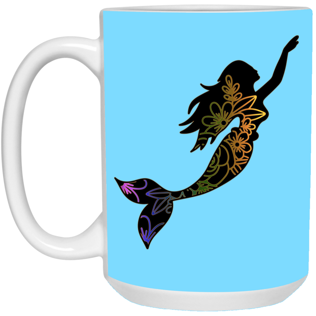 Classy Mermaid 15 oz. White Mug