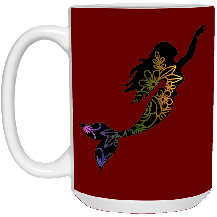 Classy Mermaid 15 oz. White Mug