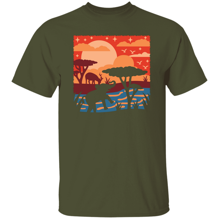 Happy Africa 5.3 oz. Unisex T-Shirt