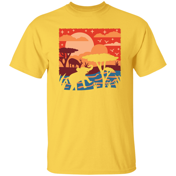 Happy Africa 5.3 oz. Unisex T-Shirt