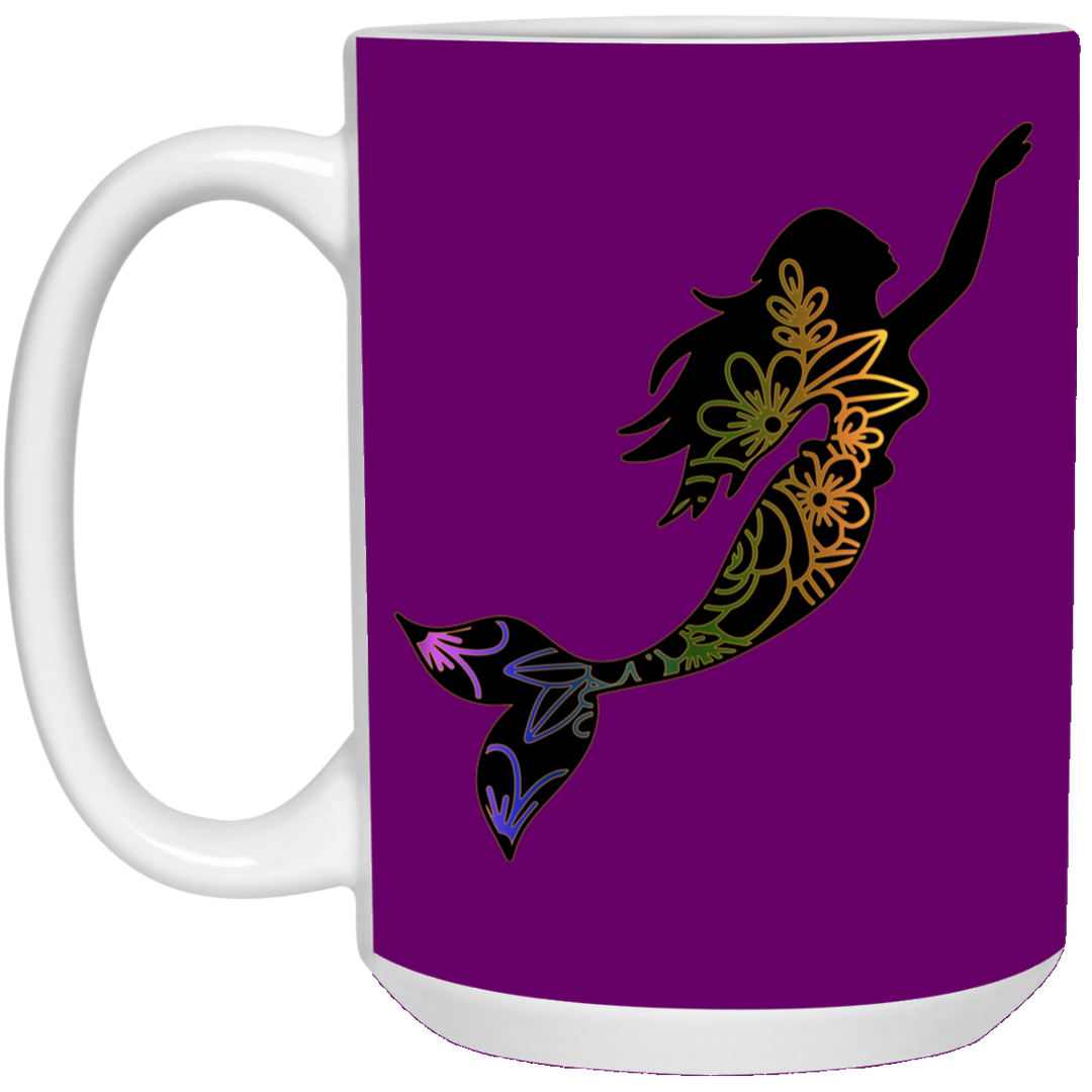 Classy Mermaid 15 oz. White Mug