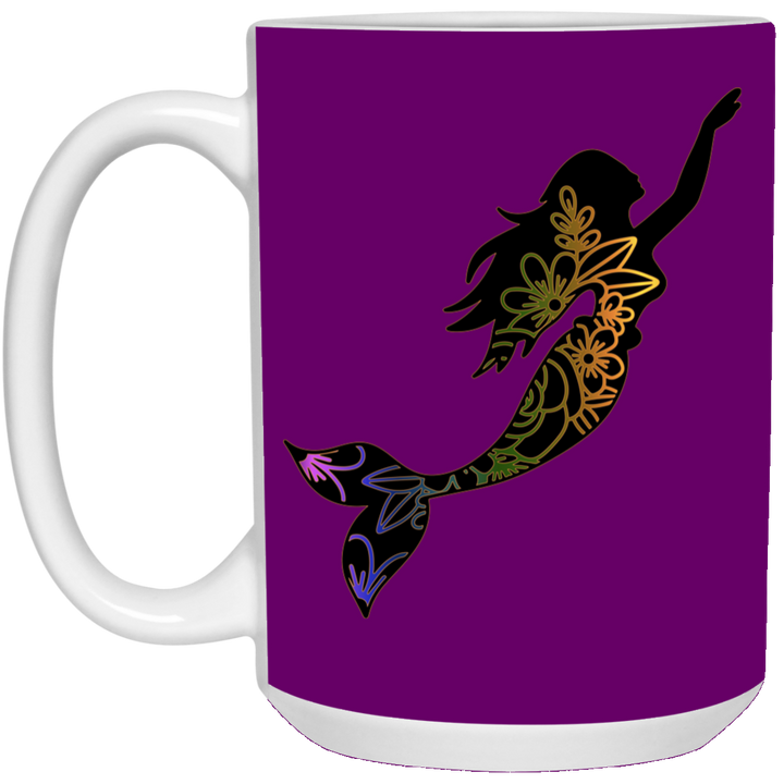Classy Mermaid 15 oz. White Mug