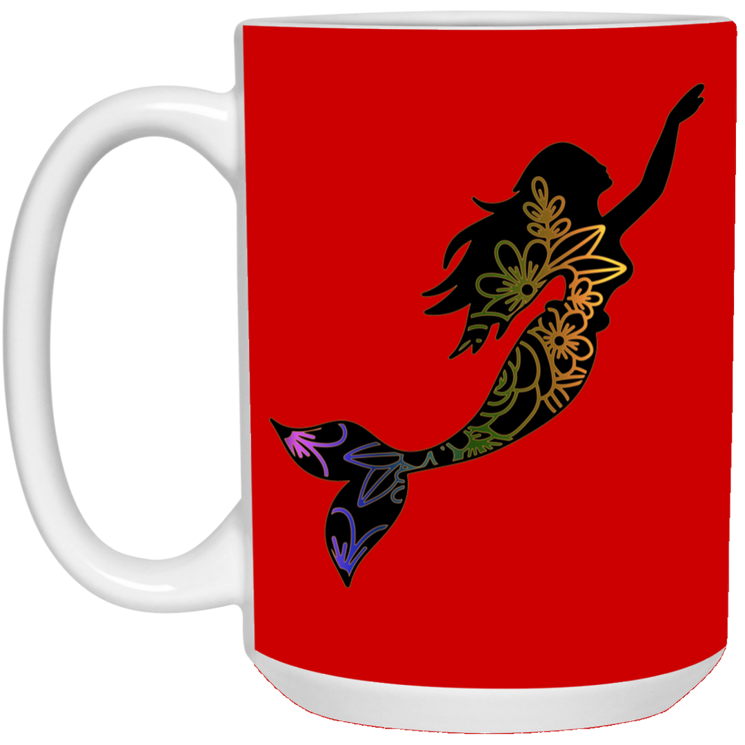 Classy Mermaid 15 oz. White Mug
