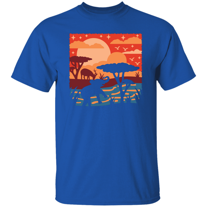 Happy Africa 5.3 oz. Unisex T-Shirt