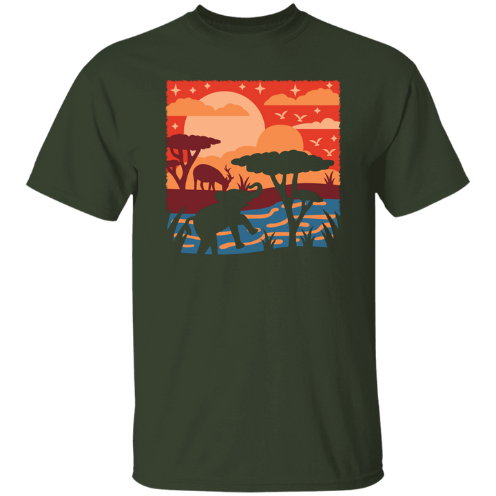 Happy Africa 5.3 oz. Unisex T-Shirt