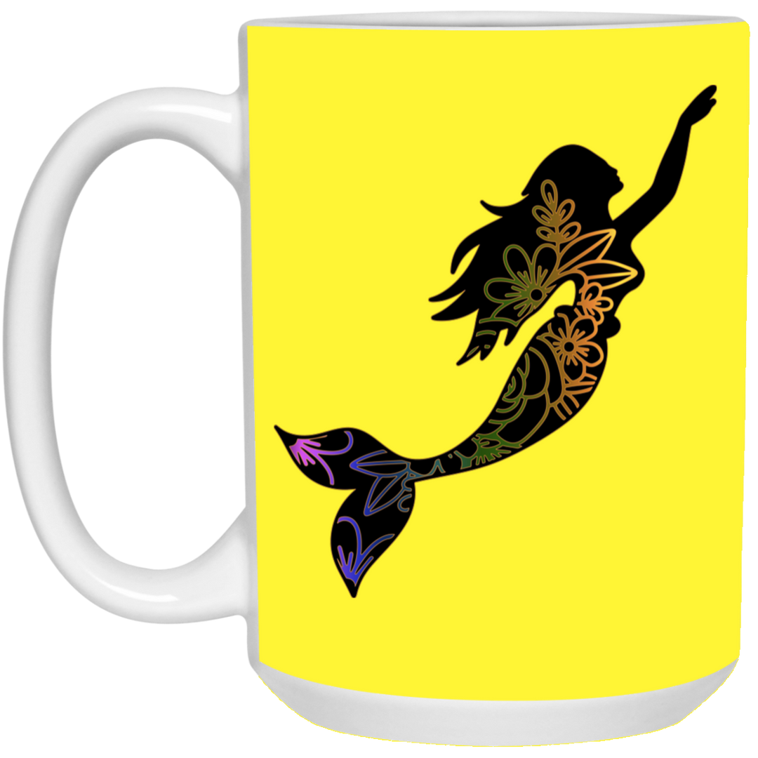 Classy Mermaid 15 oz. White Mug