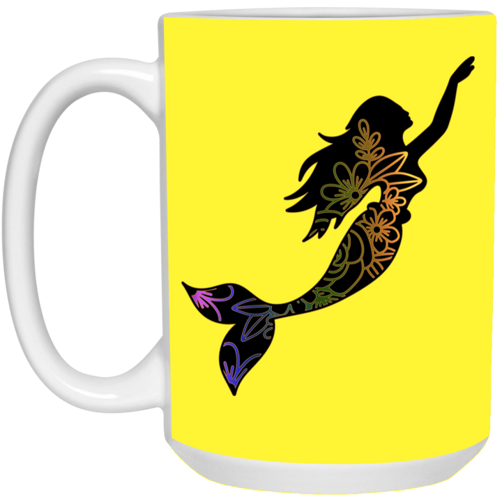 Classy Mermaid 15 oz. White Mug