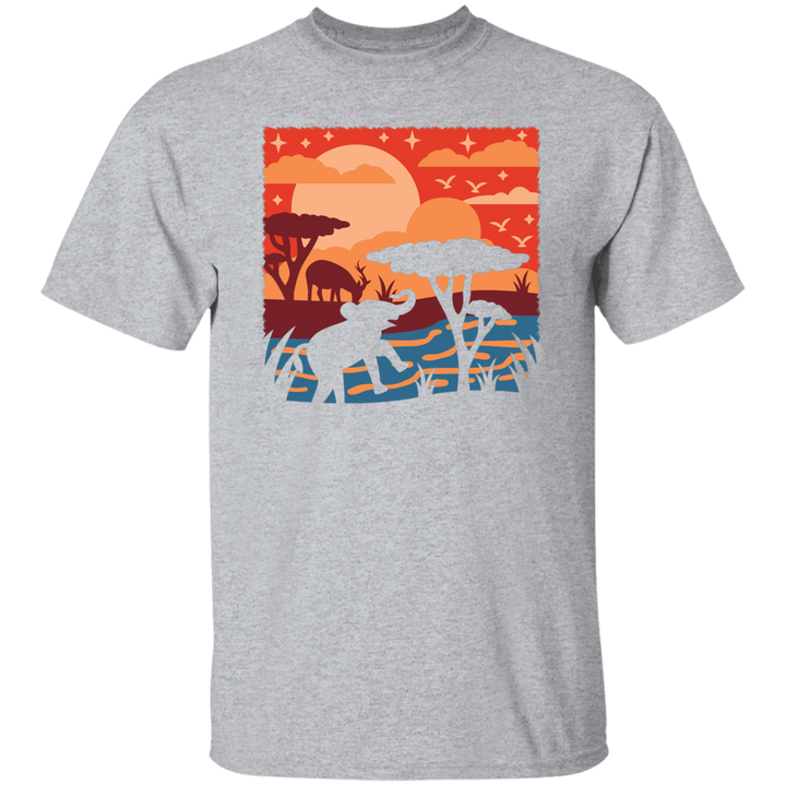 Happy Africa 5.3 oz. Unisex T-Shirt