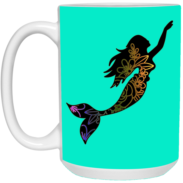 Classy Mermaid 15 oz. White Mug