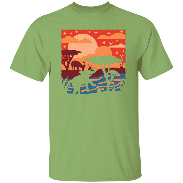 Happy Africa 5.3 oz. Unisex T-Shirt