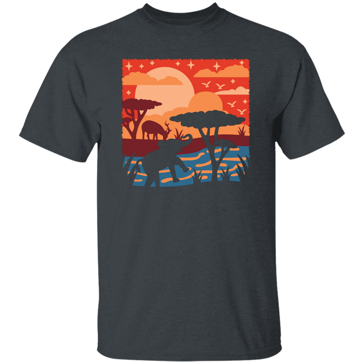 Happy Africa 5.3 oz. Unisex T-Shirt