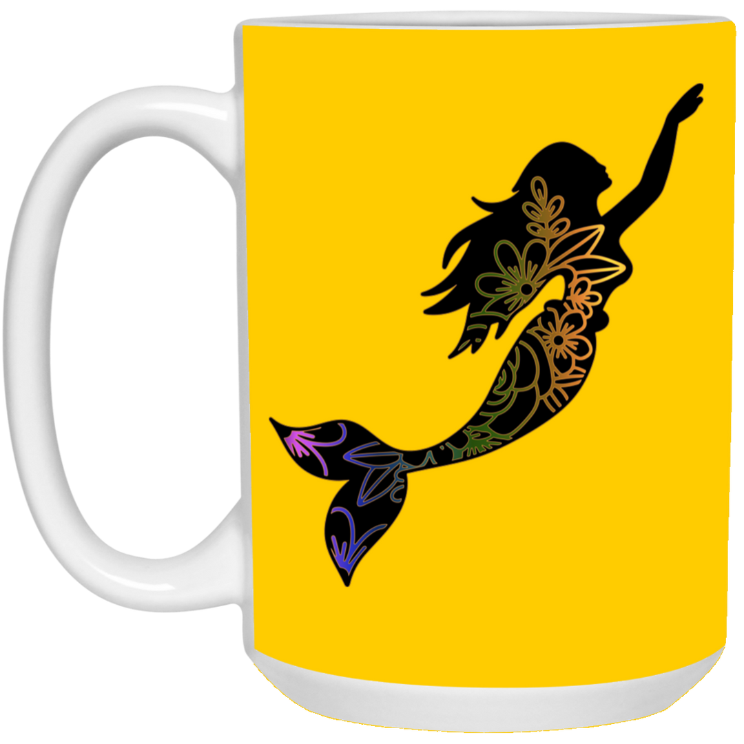 Classy Mermaid 15 oz. White Mug