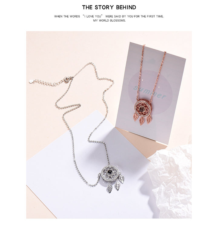 925 Sterling Silver Dreamcatcher Pendant Necklace 18"