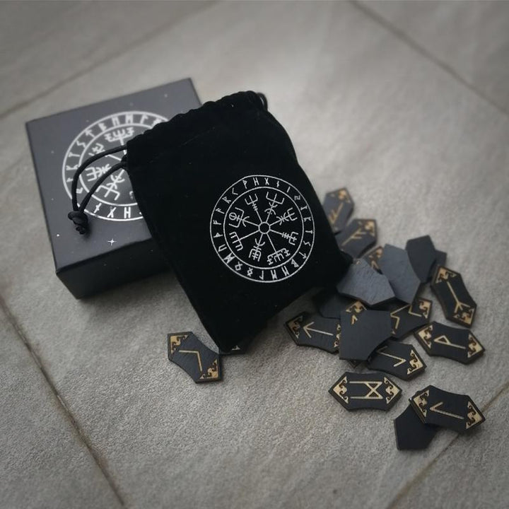 Handmade Woodcut Rune Set