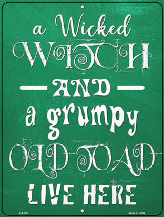 Wicked Witch and Grumpy Old Toad Decal / Sticker