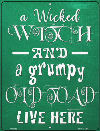 Wicked Witch and Grumpy Old Toad Decal / Sticker