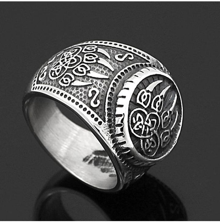 Nordic Viking Bear Claw Ring