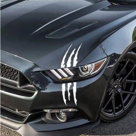 Monster Claw Decal (Black, White or Yellow)