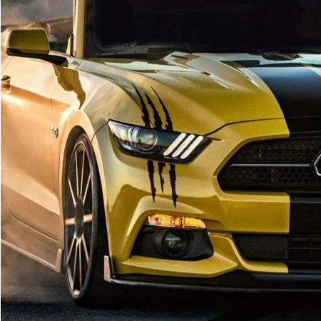 Monster Claw Decal (Black, White or Yellow)