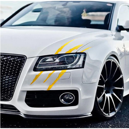 Monster Claw Decal (Black, White or Yellow)