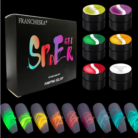 GLOW IN THE DARK NAIL POLISH (6pc)